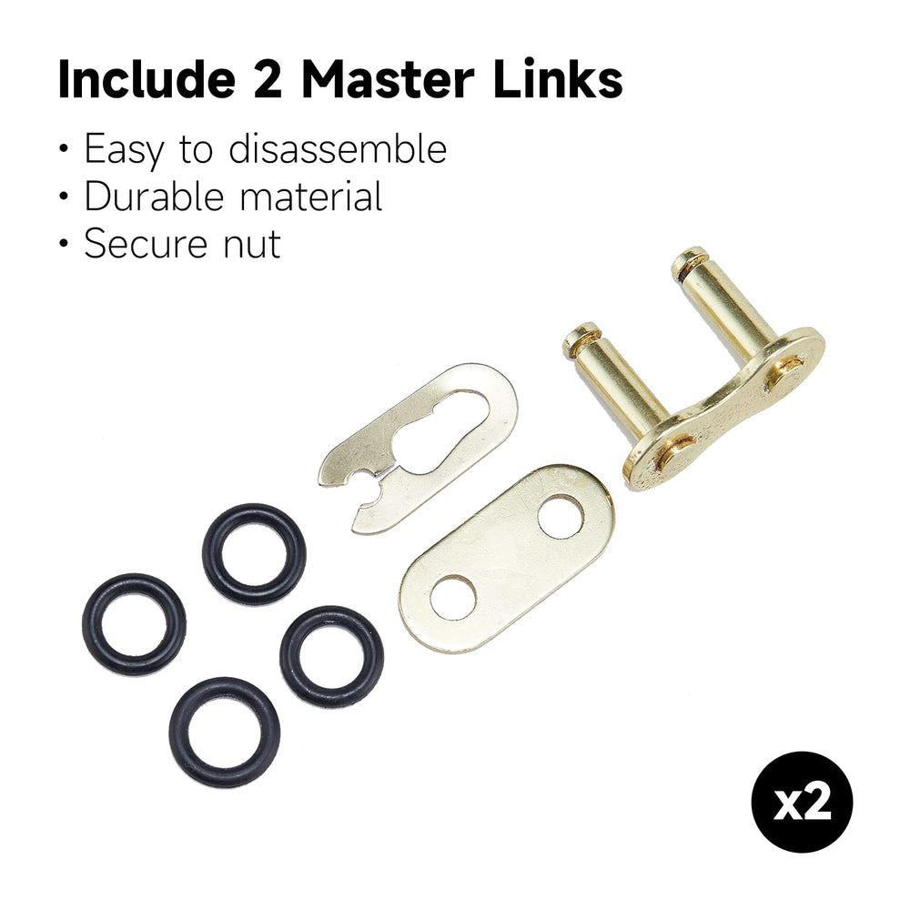 HILAKE master link and chain-breaker beside chain for easy installation