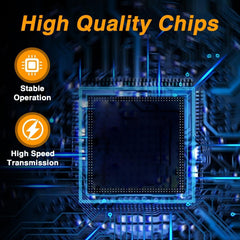 HIMARKLIF close-up on aluminum radiator fins for improved heat dissipation