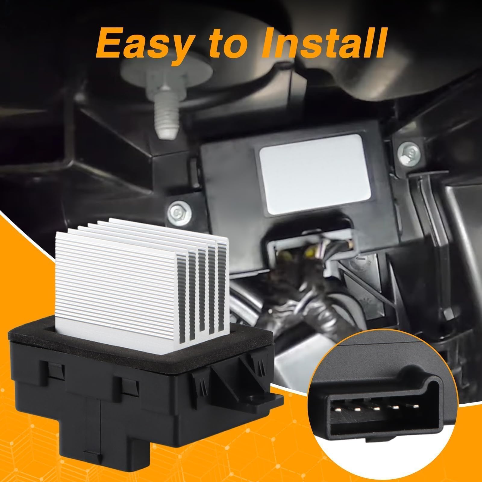 HIMARKLIF installed under dash demonstrating restored blower function
