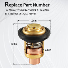 HIMARKLIF thermostat copper and stainless detail for corrosion resistance