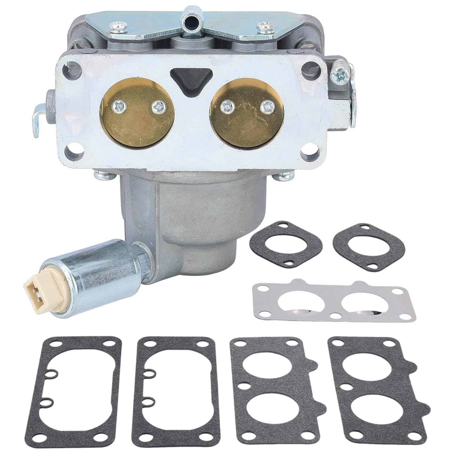 Hipa carburetor kit components laid out for convenient one-box service