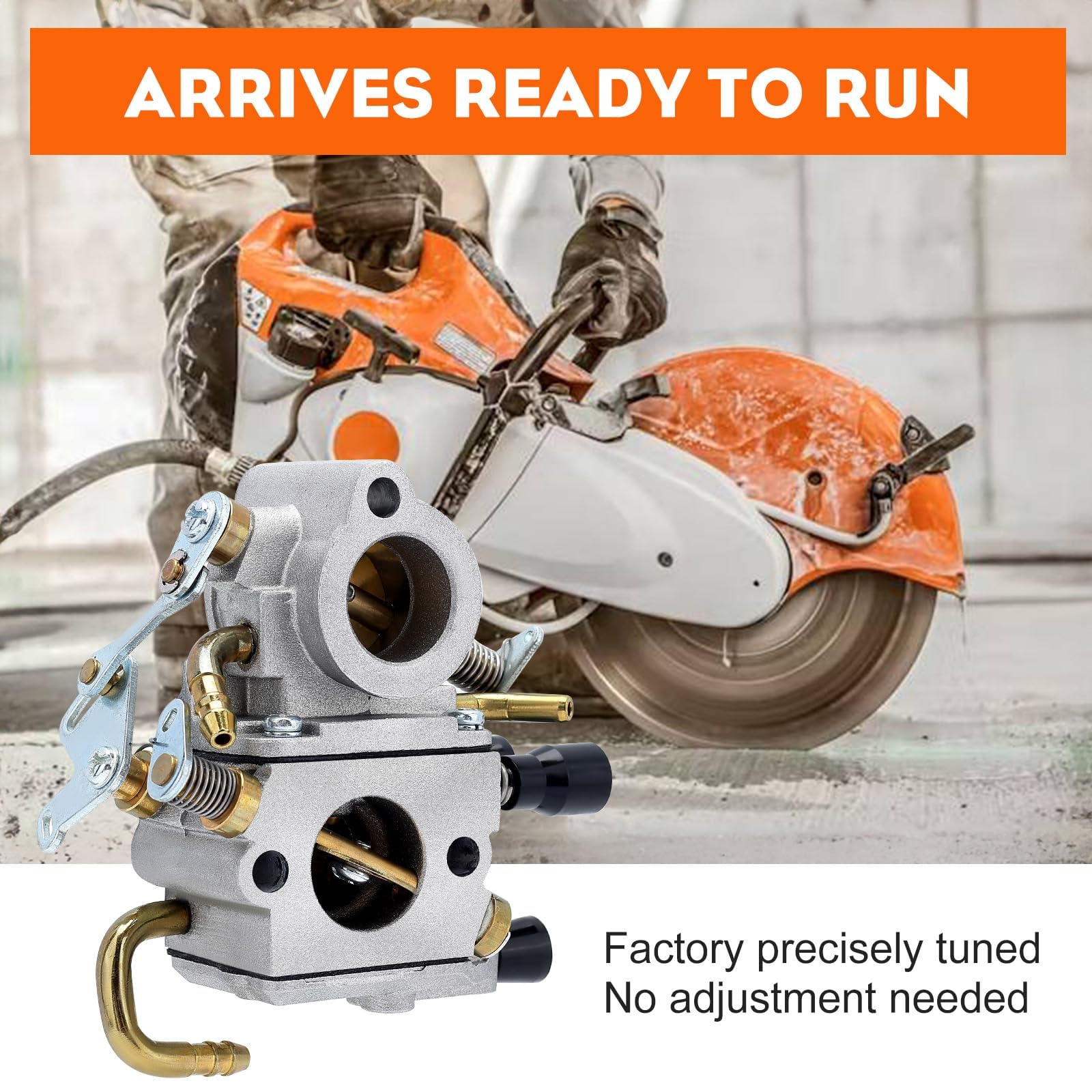 HIPA carburetor mounting flange closeup highlighting precise alignment and durability