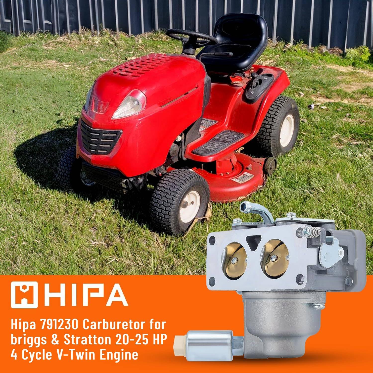 Hipa carburetor mounting flange close-up for accurate alignment benefit