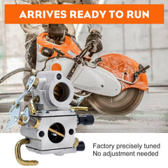 HIPA carburetor mounting flange closeup highlighting precise alignment and durability