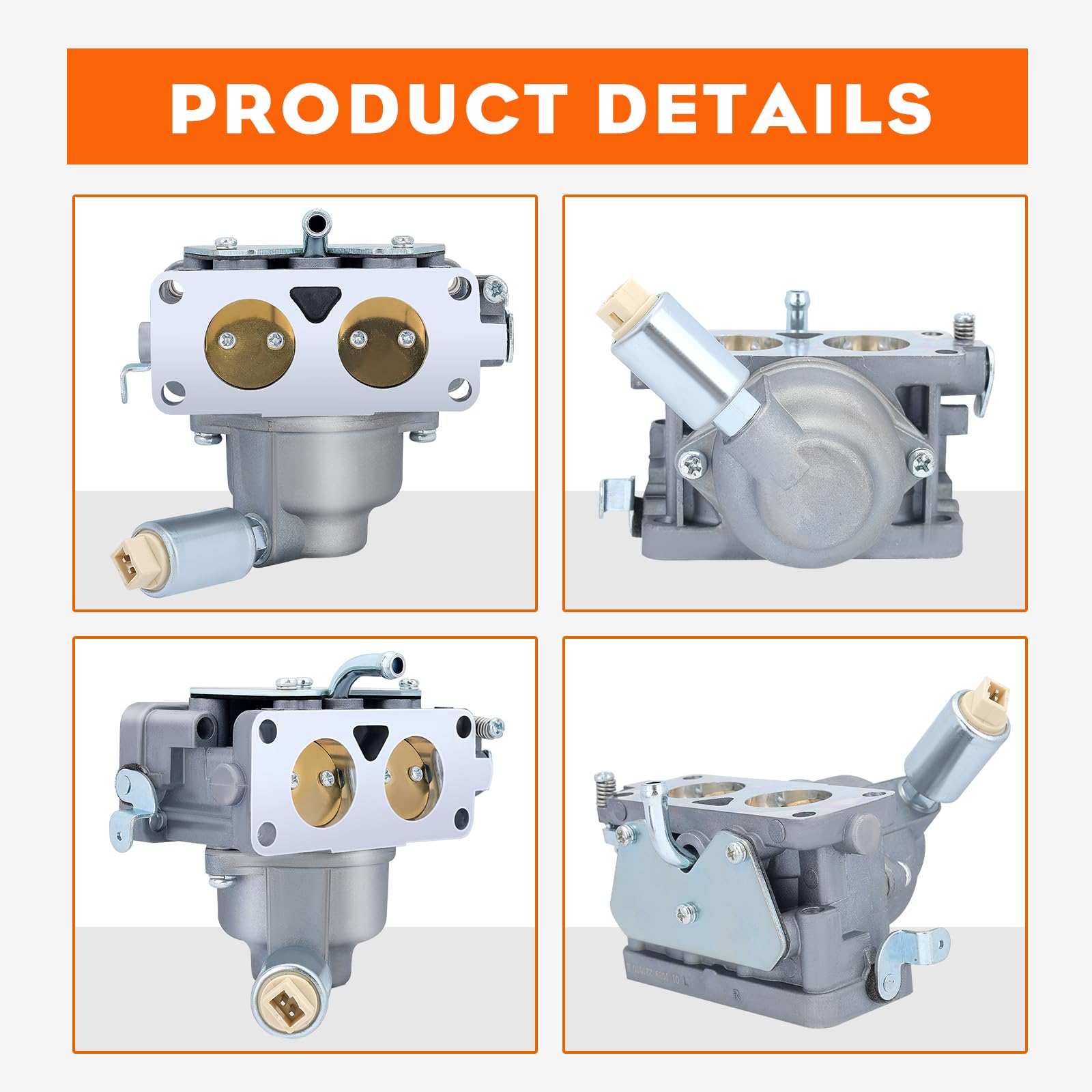 Hipa carburetor size comparison with coin showing compact compatibility