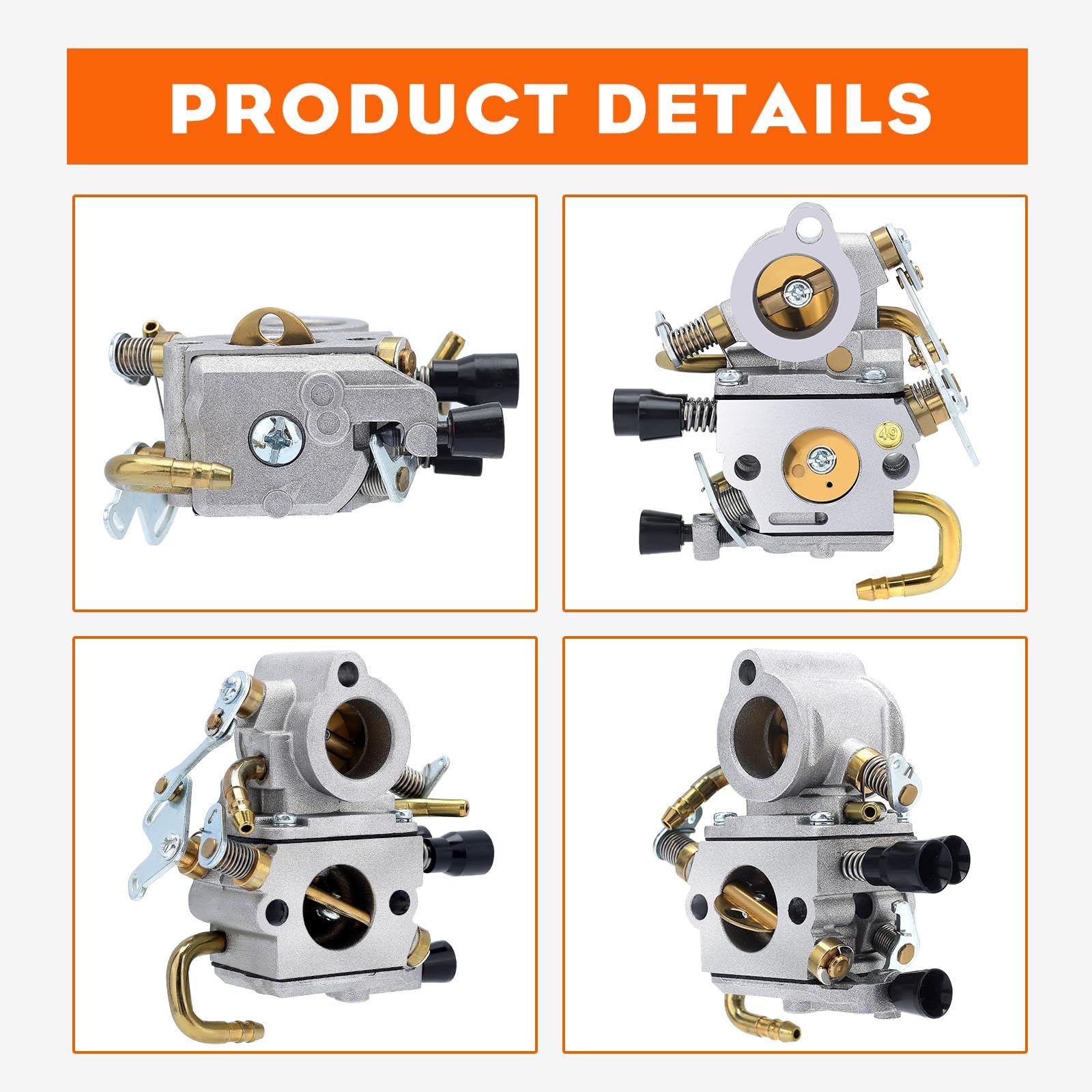 HIPA fuel filter and primer bulb detail enabling reliable fuel delivery