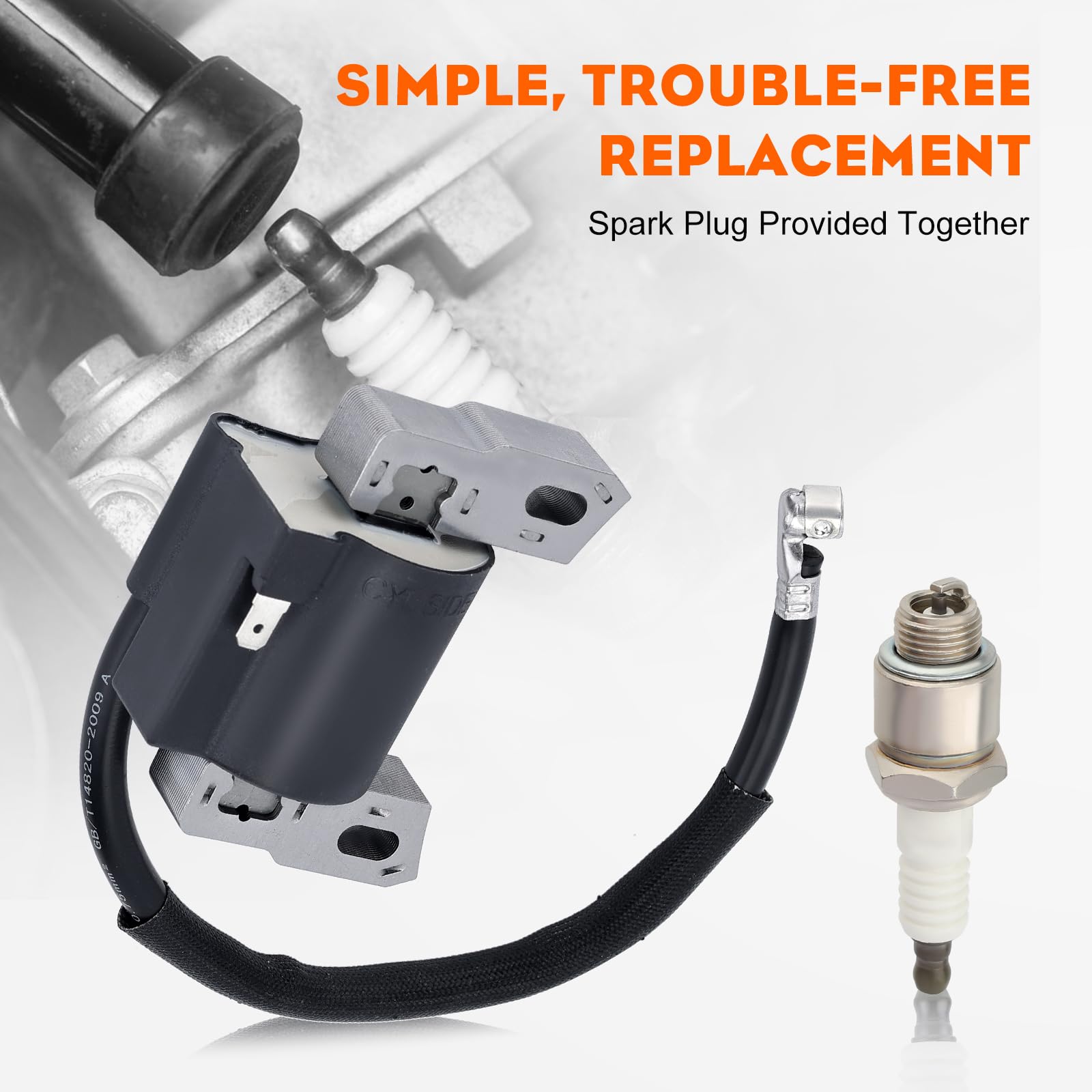 HIPA ignition coil boxed with single-unit contents ready for installation