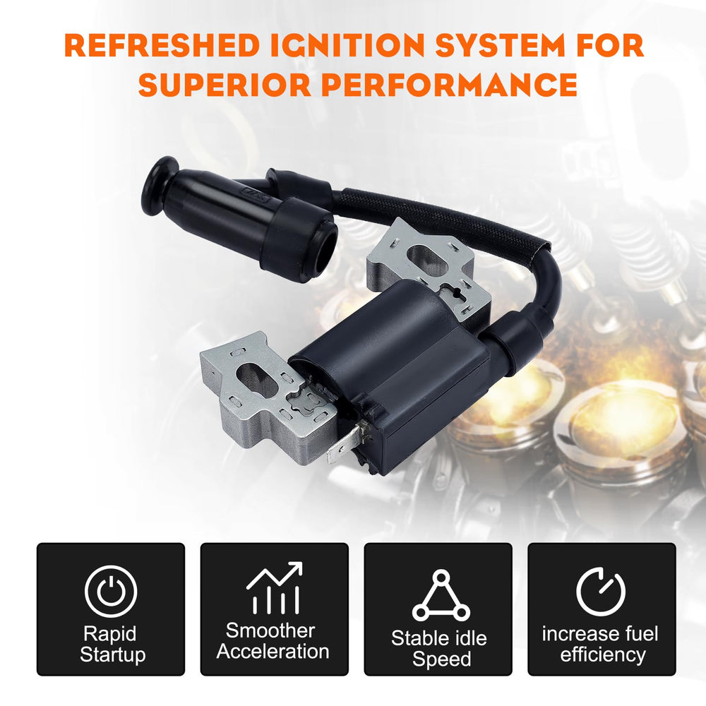 HIPA spark plug and coil kit laid out for quick on-site replacement and convenience