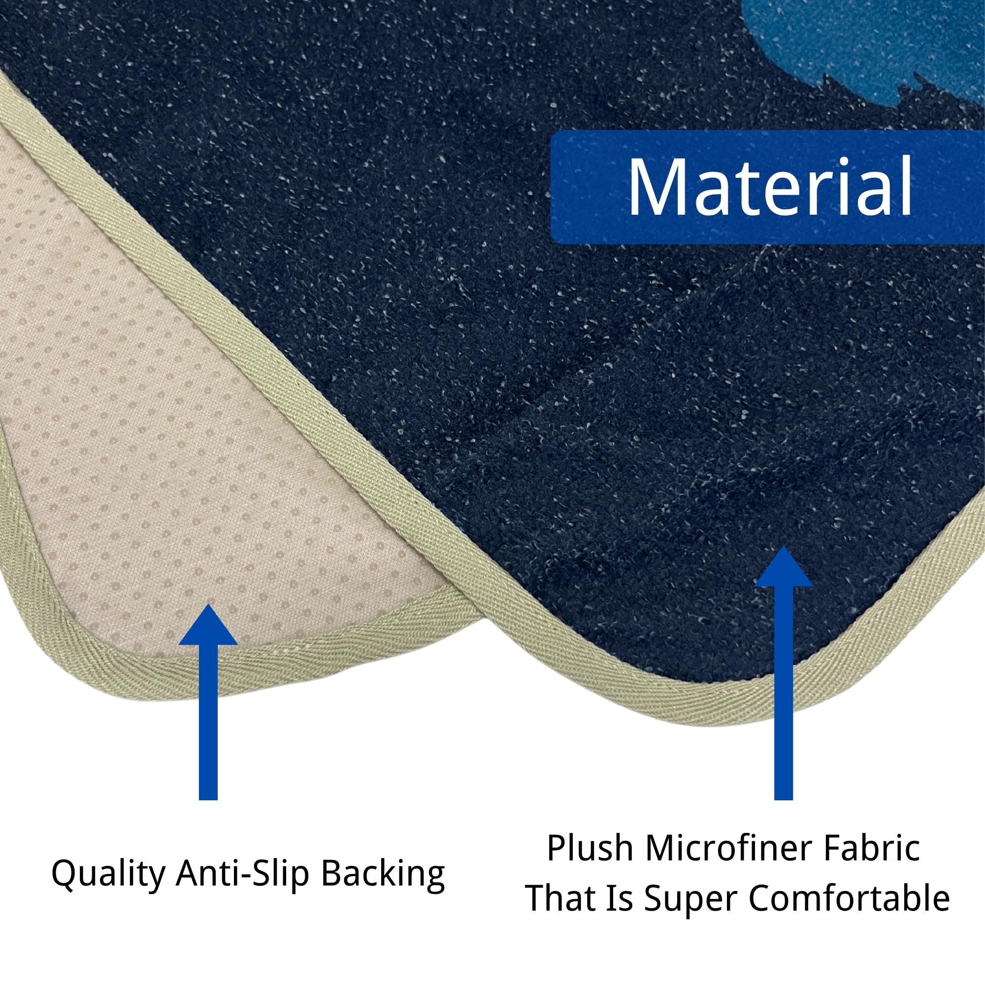 Hirritale waterproof backing detail protecting seat from moisture