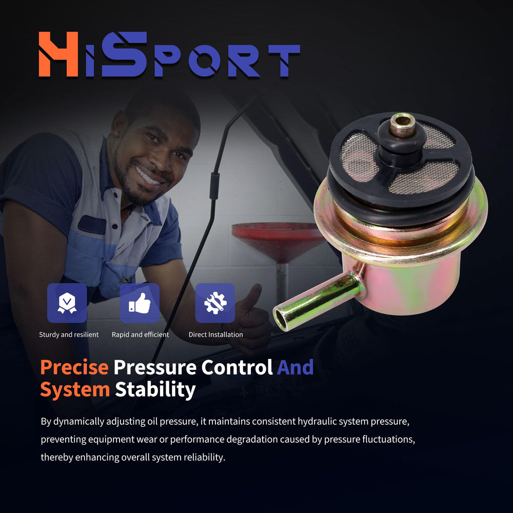 HiSport regulator installed on fuel rail demonstrating proper fit and benefit