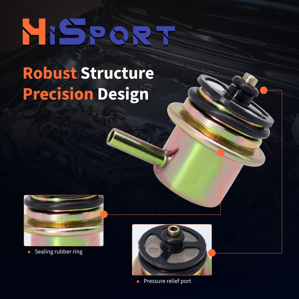 HiSport regulator side profile showing sealing surface and durable construction