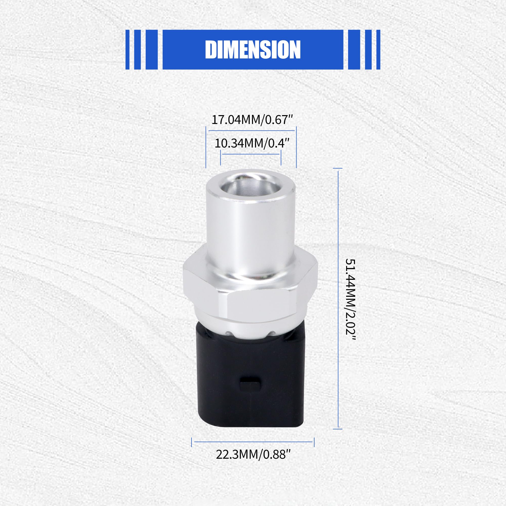 HiSport size comparison showing compact dimensions for easy replacement