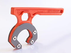 HitchGrip side detail latch and handle for safer lifting