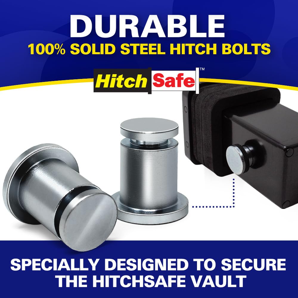 HitchSafe close-up of threaded end showing precise machining and secure fit