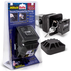HitchSafe HS7000 front view showing compact secure hitch vault benefit concealed storage
