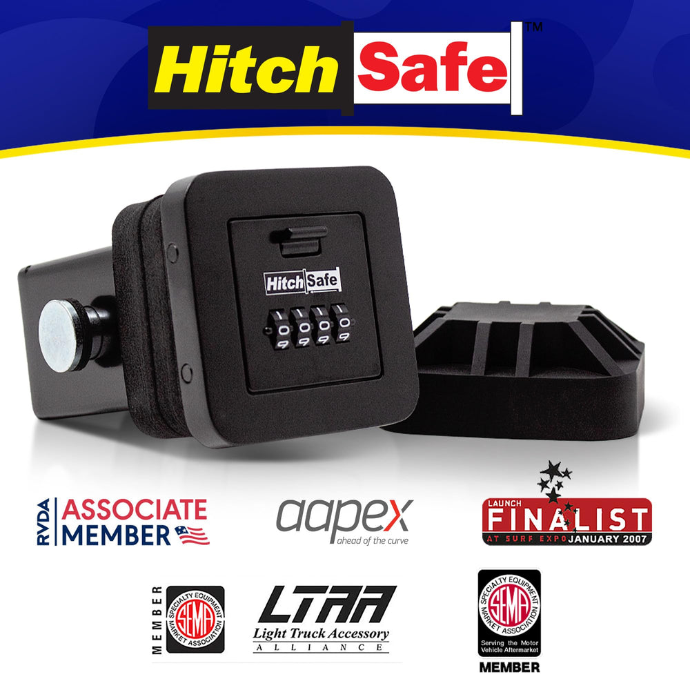 HitchSafe HS7000 on vehicle with bikes showing outdoor convenience and safe storage