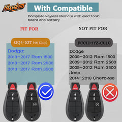 Hkxydems remote back label close-up confirming model compatibility