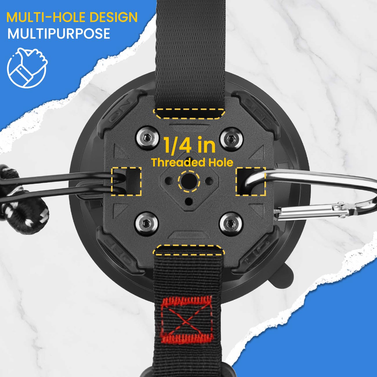 HLOGREE aluminum buckle detail highlighting rust-resistant strength for outdoors