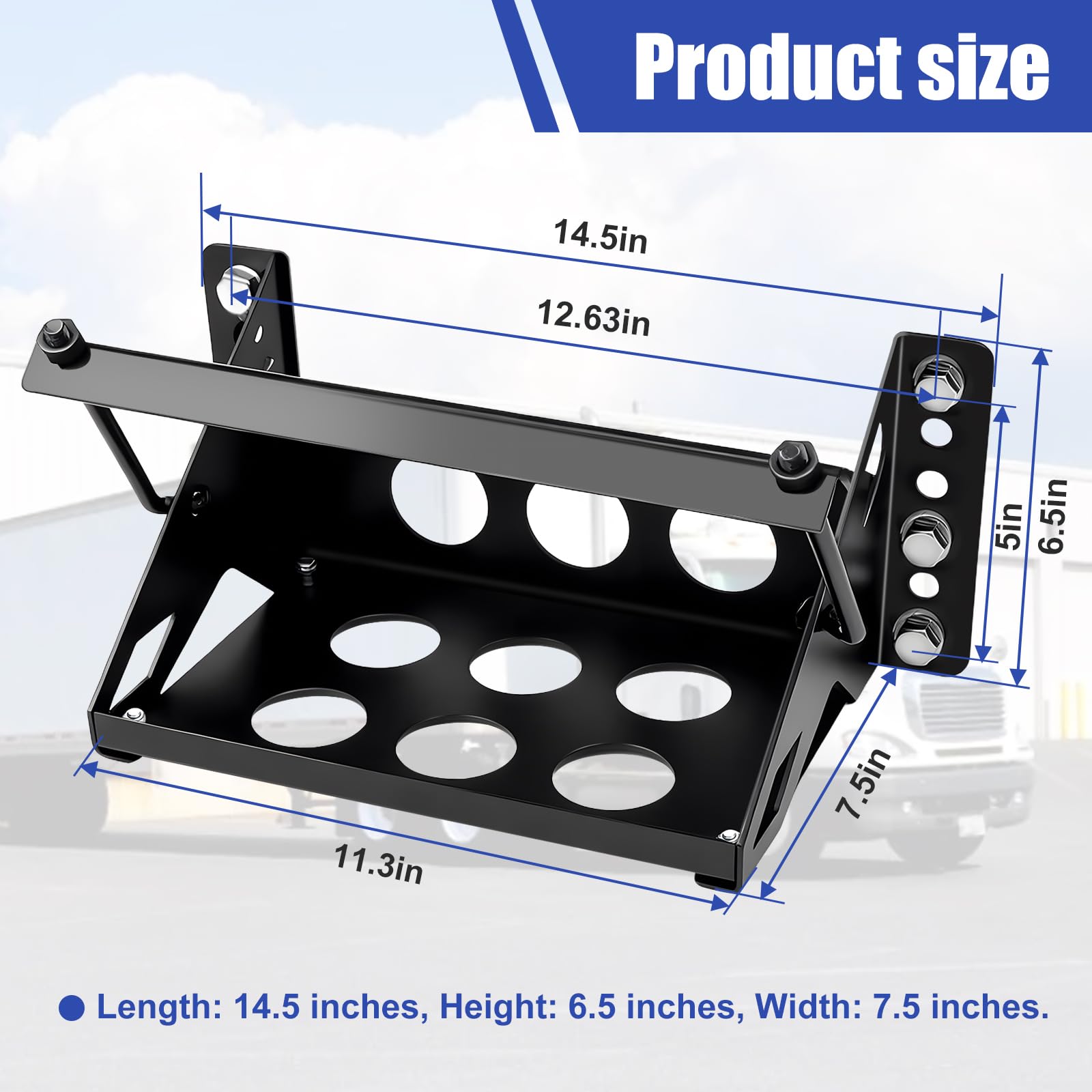 HLTIT tray ventilation holes detail for cooler battery operation