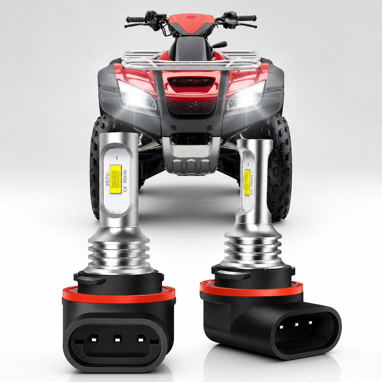 HMCYCI front view of 34901-HR3-A21 bulbs showing compact plug and bright finish