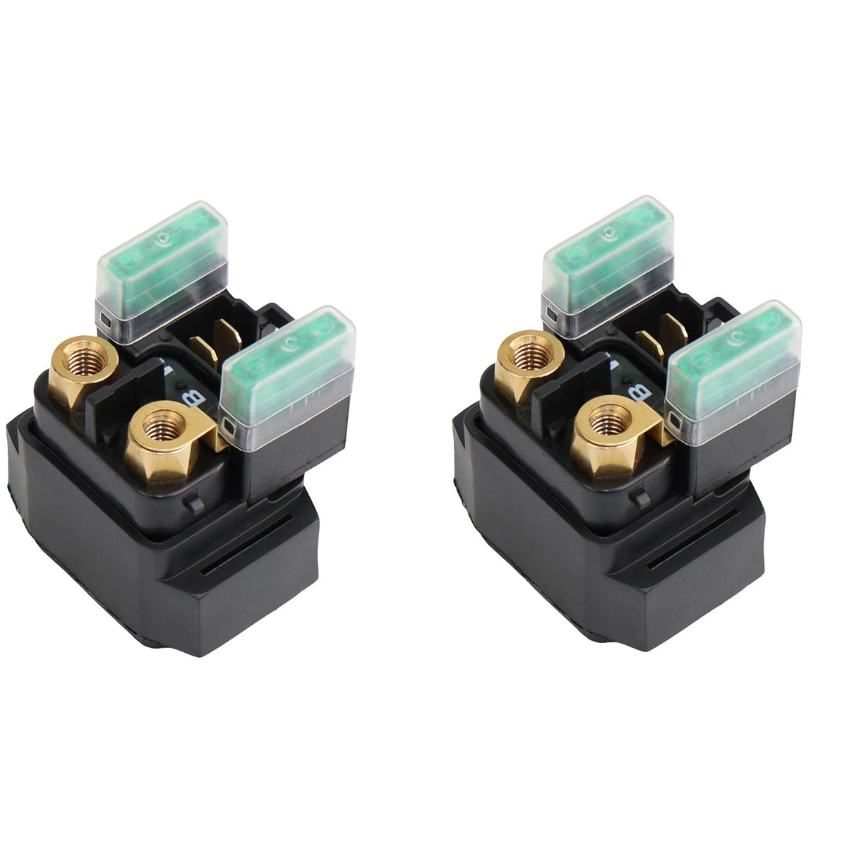 HNeekyr starter relay front view showing mounting points and neat finish for easy fit