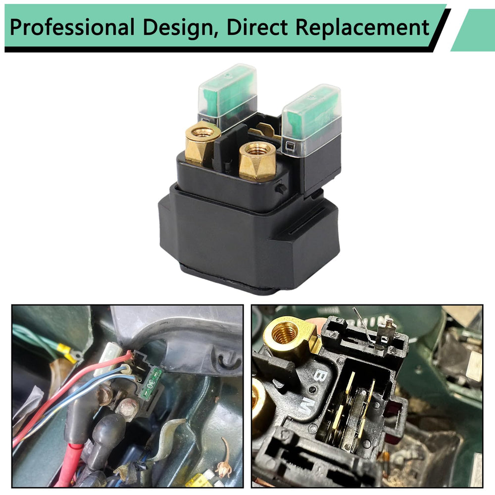 HNeekyr starter relay two-pack packaging and parts ready for immediate installation