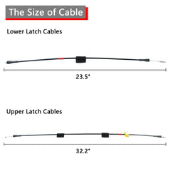 HNeekyr upper latch cable close-up revealing durable construction for long life