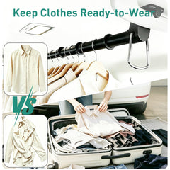 Hoapavi anti-slip rubber rings detail secures hangers during travel