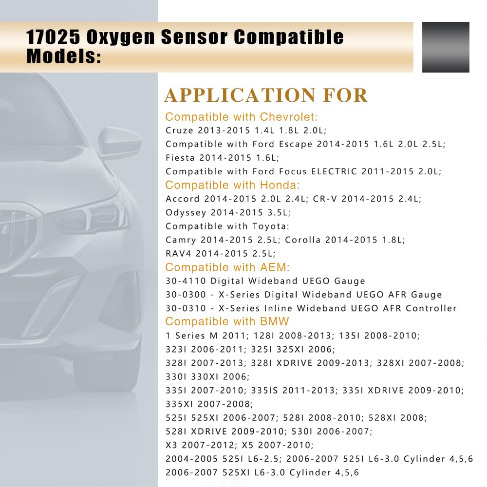HOAVEED sensor beside ruler illustrating wiring length for correct fitment