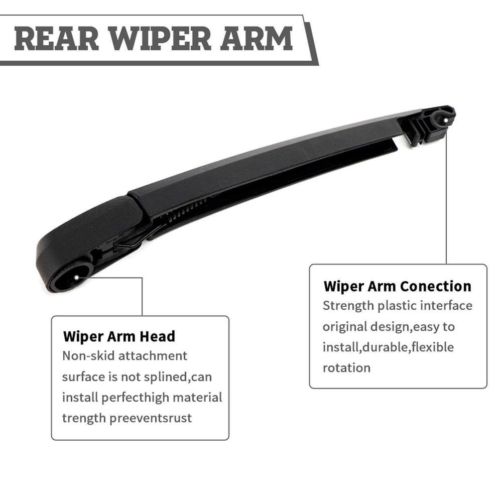 HODEE complete kit layout with arm, blade, cap, nut and towel for easy installation