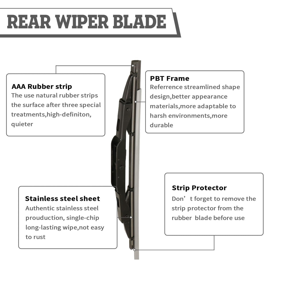 HODEE kit laid out with arm blade cap nut towel for one-stop replacement