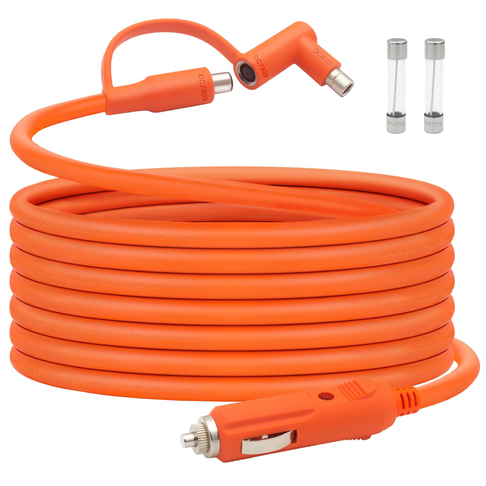 Hoeine front connector showing clean DC 8mm fit and durable build benefit