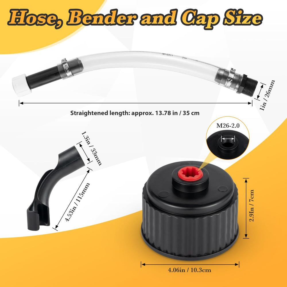 HOHNNYREET close-up of threaded connection and rubber gasket ensuring leak-resistant seal