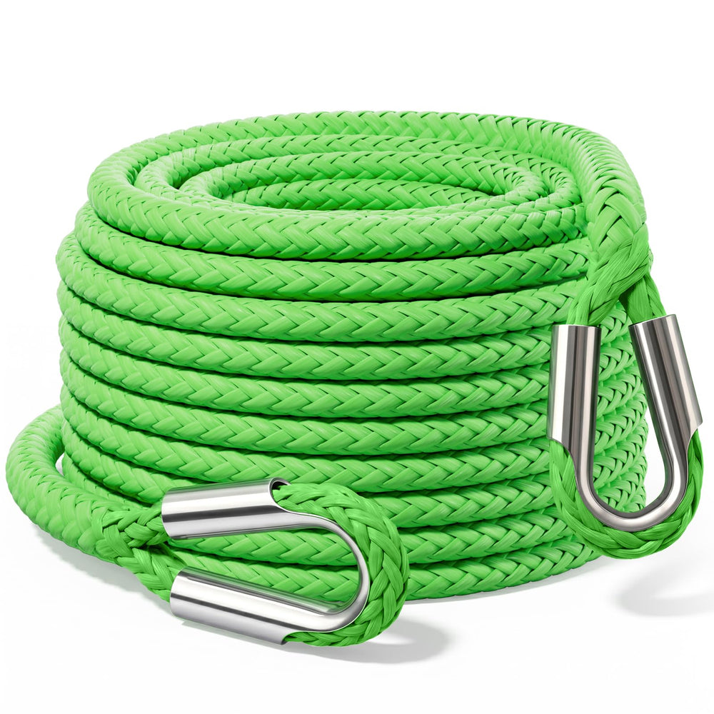 HOKINETY front packaging showing 50ft extension and bright green jacket for visibility