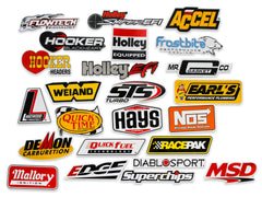 Holley large logo close-up showing print detail and sharp branding benefit