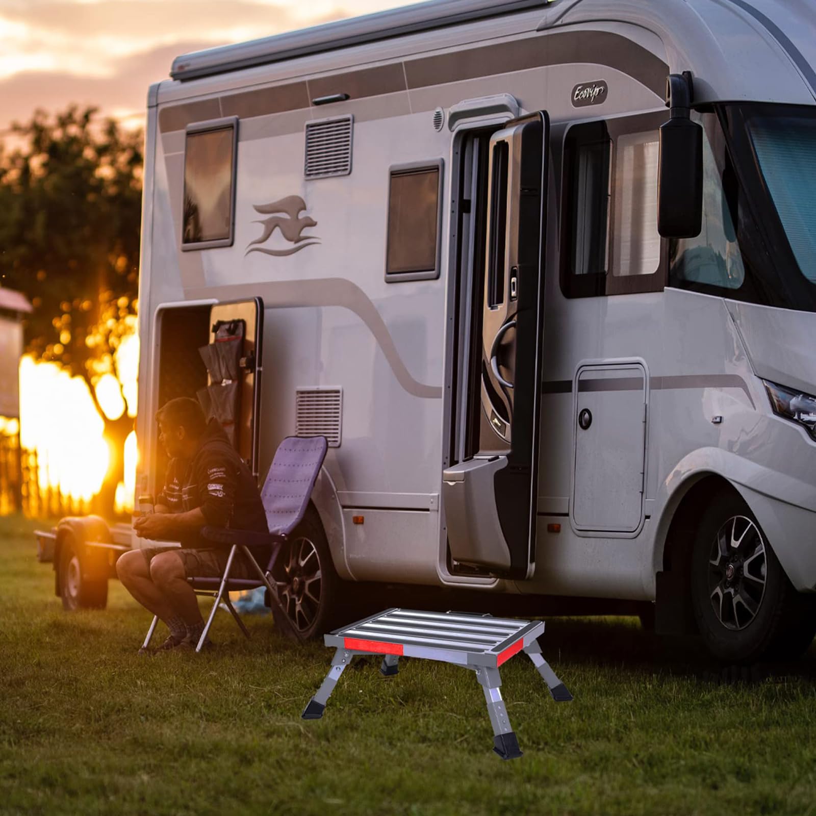 Homeon Wheels open platform top texture for secure footing