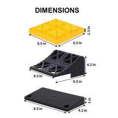 Homeon Wheels ramp closeup showing textured surface for tire grip and safer drive-on