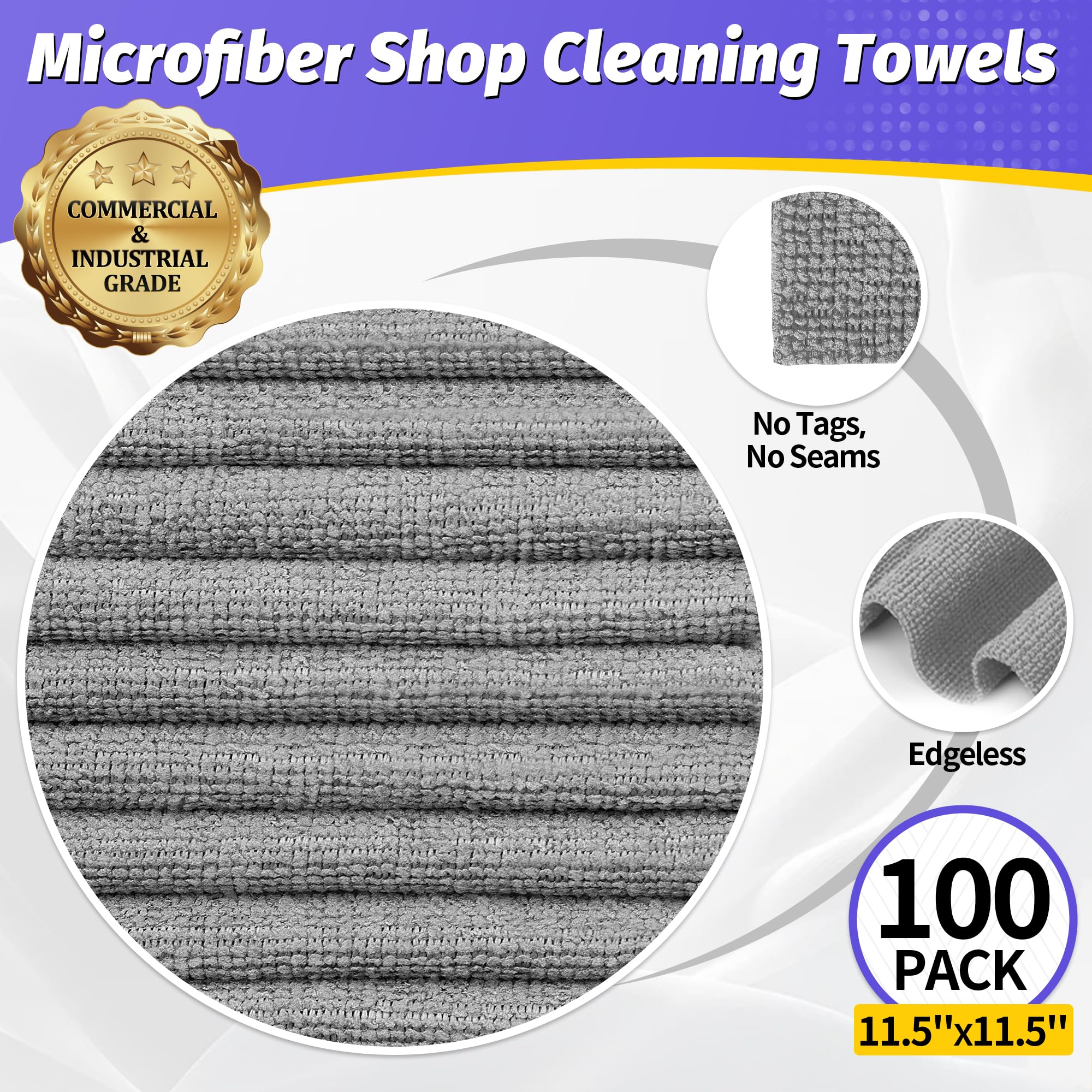 HOMERHYME close-up of microfiber texture that lifts dirt and improves cleaning