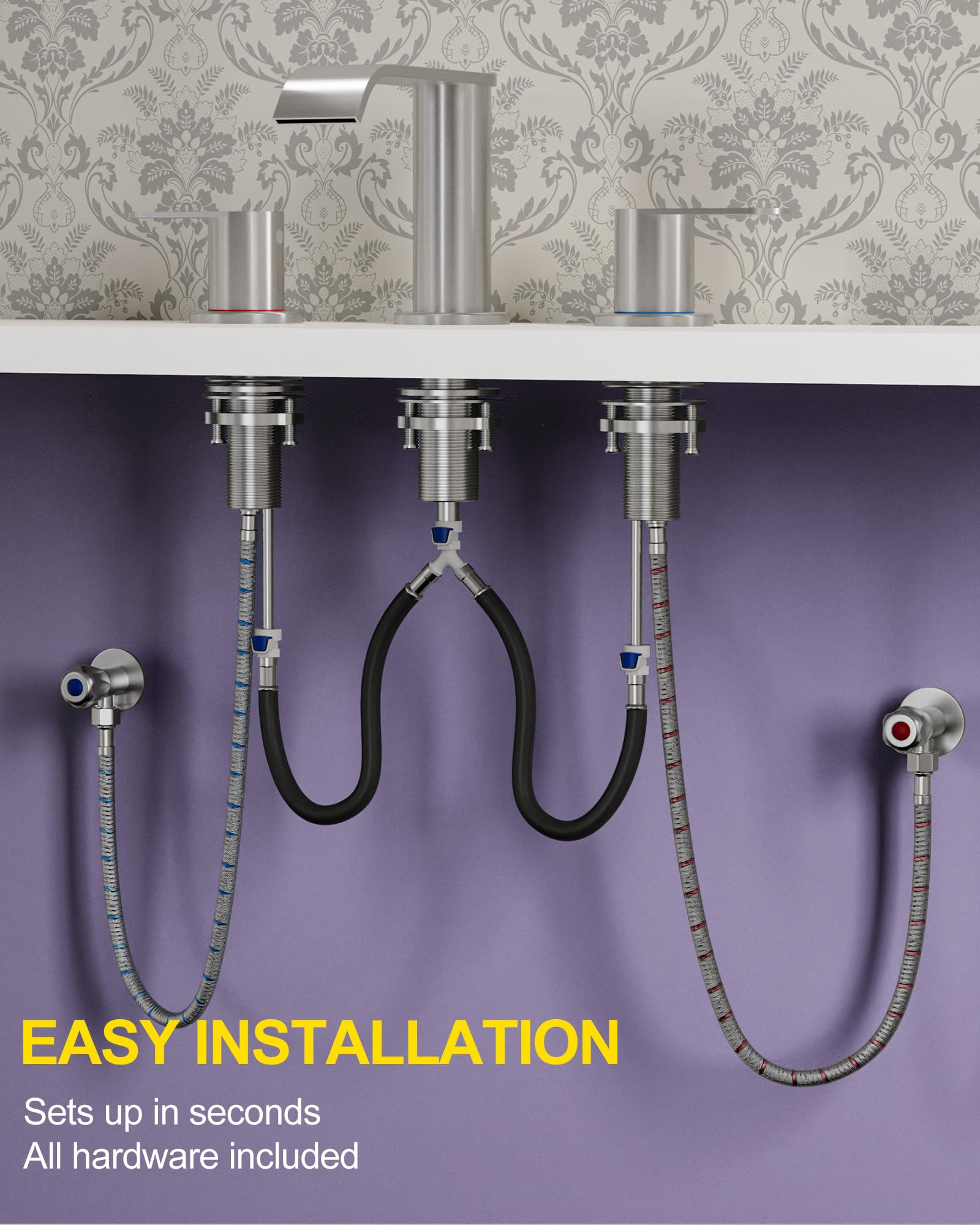 Homevacious two boxed faucets ready to install benefit: matching pair convenience