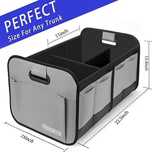 Homeve in car trunk lifestyle scene keeping items organized on trips