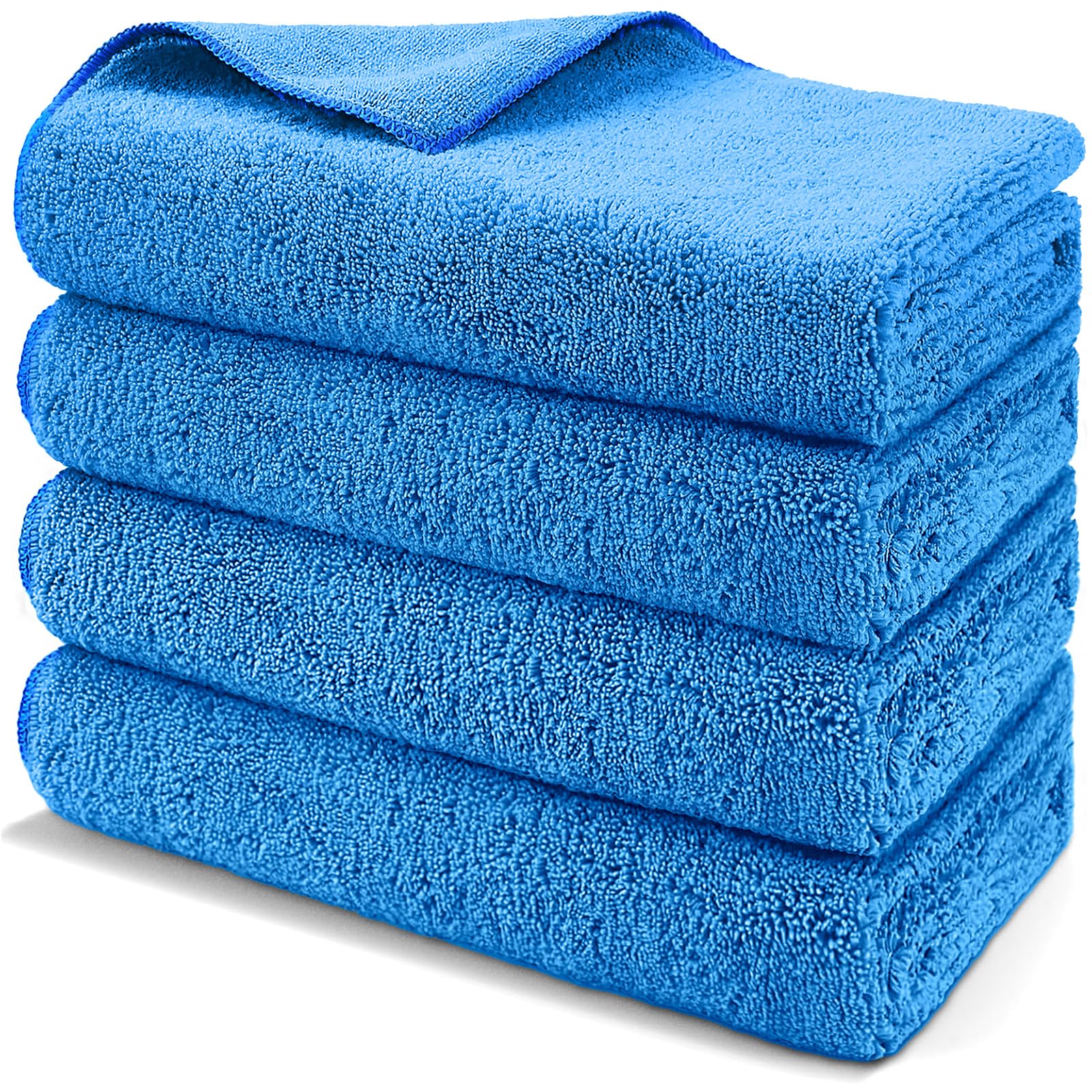 HOMEXCEL front view of 4-pack showing large towels and value