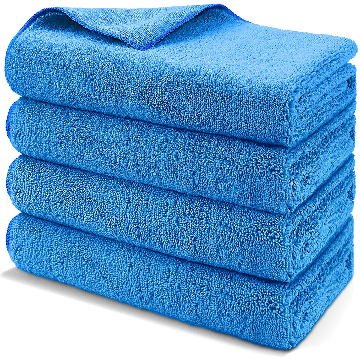HOMEXCEL front view of 4-pack showing large towels and value