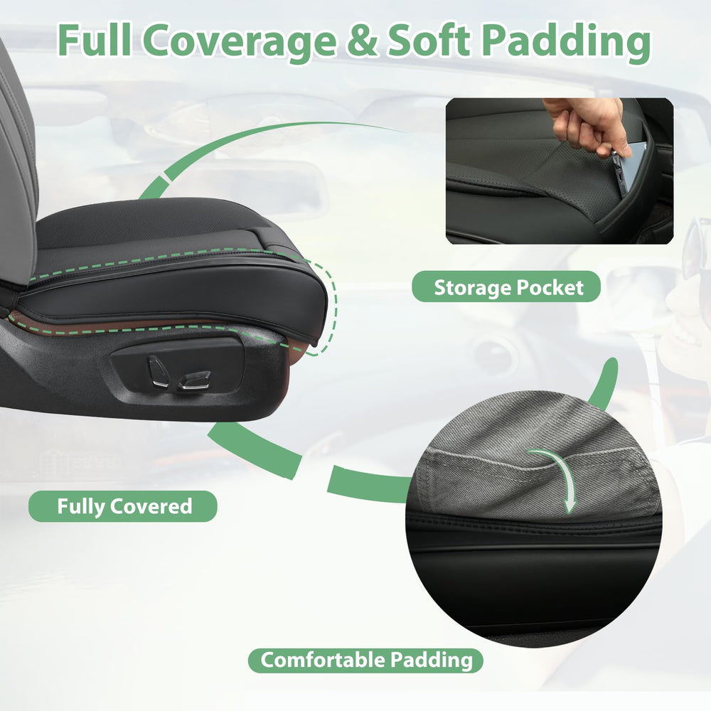 HOMOSTARRY buckles and straps securing the seat cover for stable fit