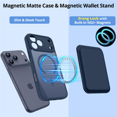 Homstect detachable wallet closeup illustrating secure magnetic hold benefit