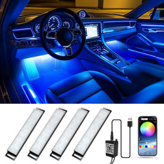 Honalia front packaging showing the durable LED car interior kit and clear contents