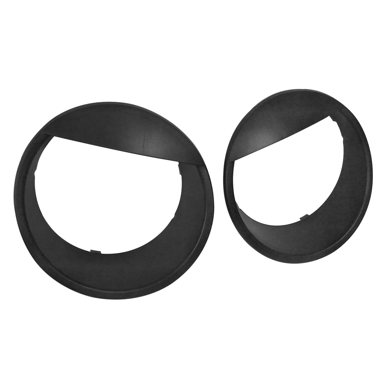 Hooke Road bezels on Jeep in off-road setting showcasing rugged appearance benefit
