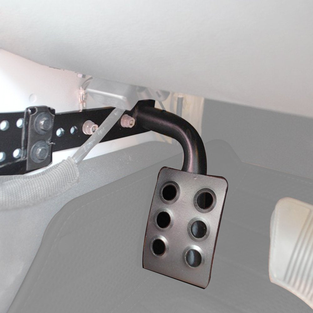 Hooke Road textured powder-coat close-up offering non-slip traction