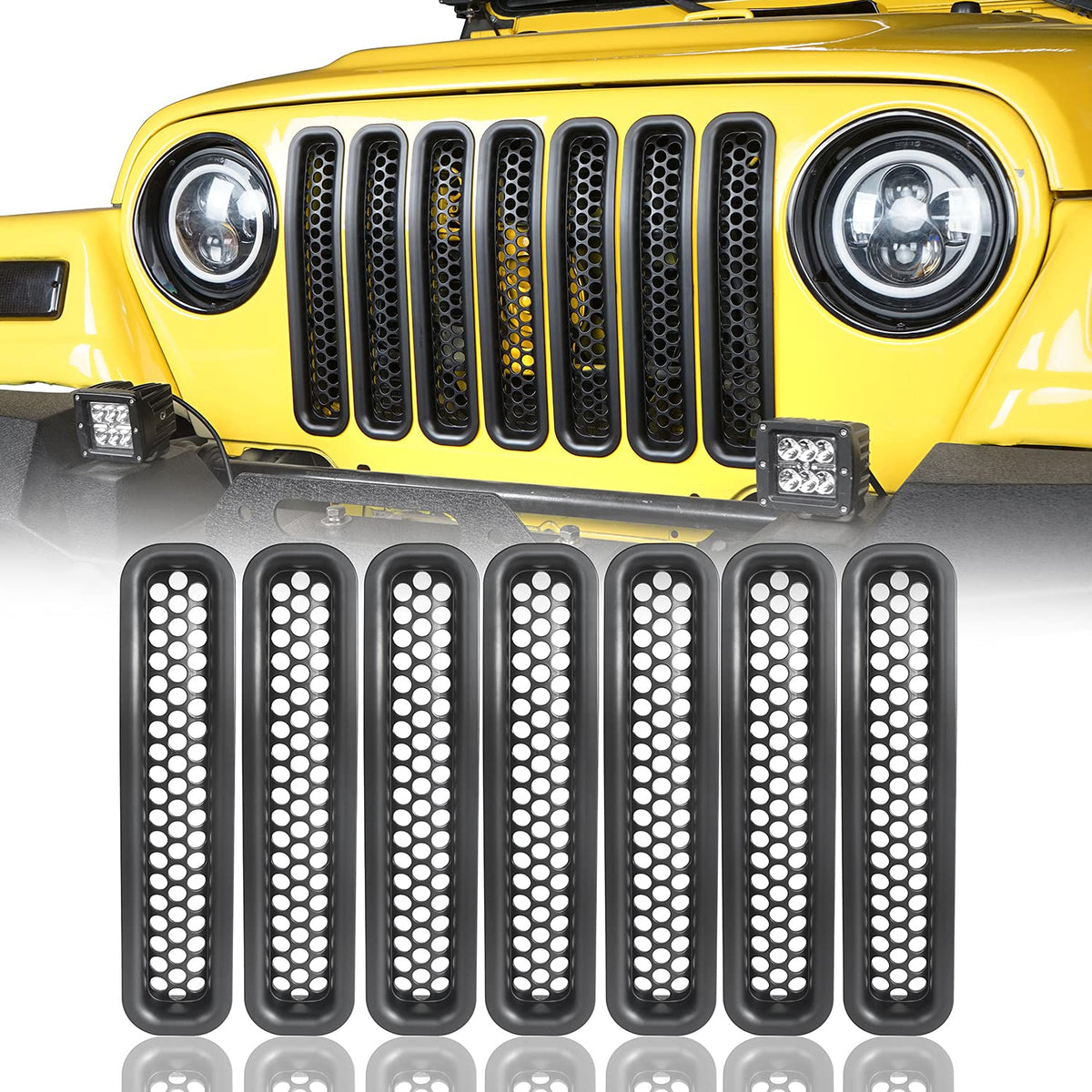 Hooke Road front view installed on Jeep showing upgraded aggressive look