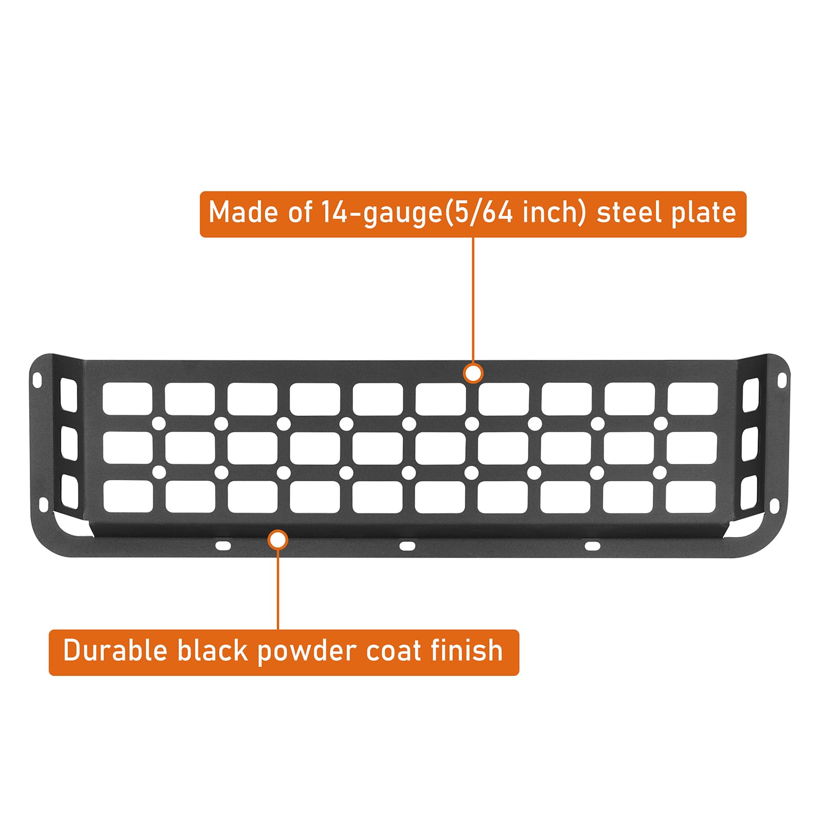 Hooke Road panel with attached pouches showing modular organization