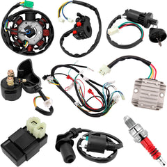 HOOTO front packaging showing full wiring kit and easy part matching